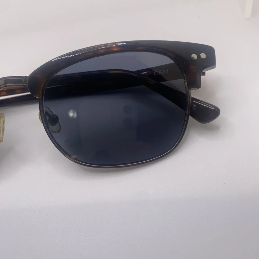 See Sunglasses FRAMES ONLY SEE5331 Clubmaster Style 145 Brown Tortoise 056